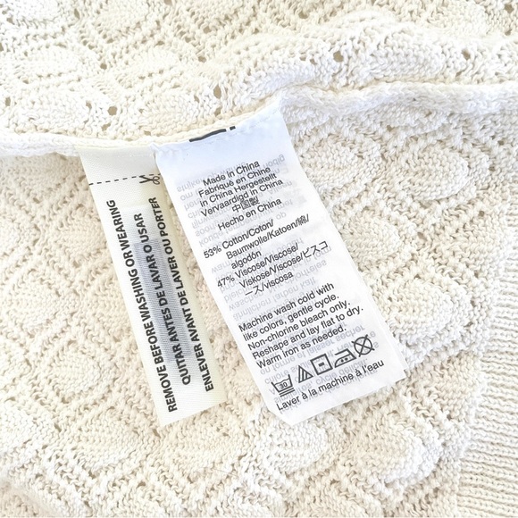 J Crew V neck Pointelle Cardigan Sweater - Picture 10 of 10